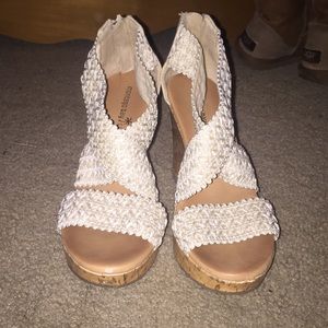 Beige wedges. Super comfortable! Size 7